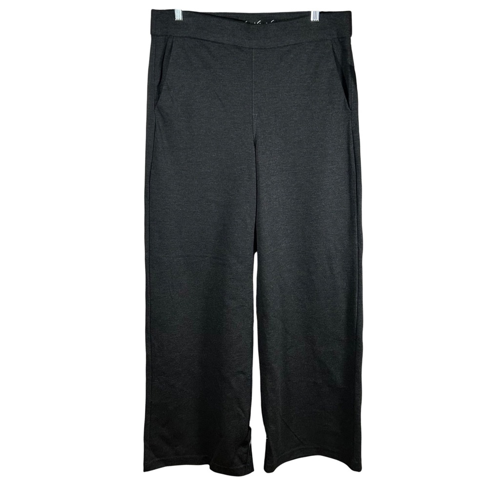 Gloria Vanderbilt Pants Womens Wide Leg Slimming Effect Gray Size 10 Average New